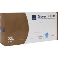 Abena Nitril Handschuh Classic Puderfrei Blau Xl