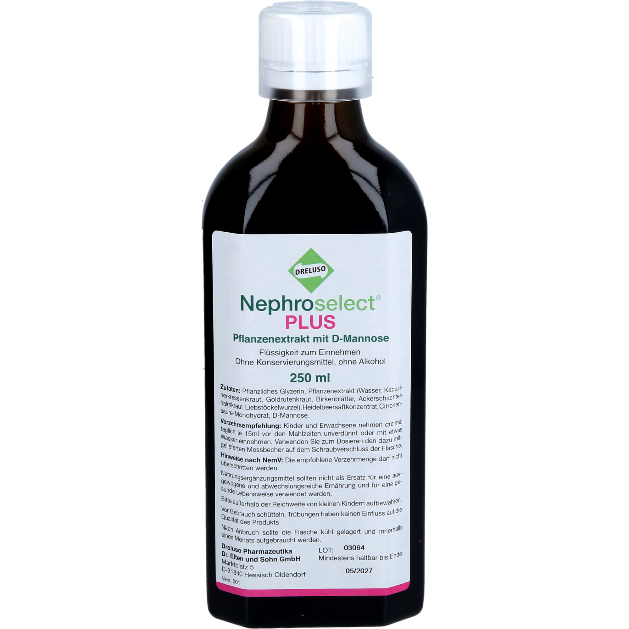 Nephroselect Plus 250 ml Dreluso-Pharmazeutika Dr.Elten & Sohn bei onfy.de kaufen 19350524