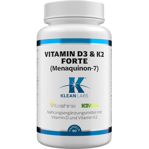 Vitamin D3 & K2 Forte Menaquinon 7 Klean Labs 60 St Supplementa bei onfy.de kaufen 20041372