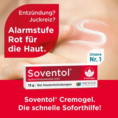 Soventol HydroCortisonACETAT 0.5% Hautentzündungen  15 g MEDICE Arzneimittel Pütter bei onfy.de kaufen 10714350