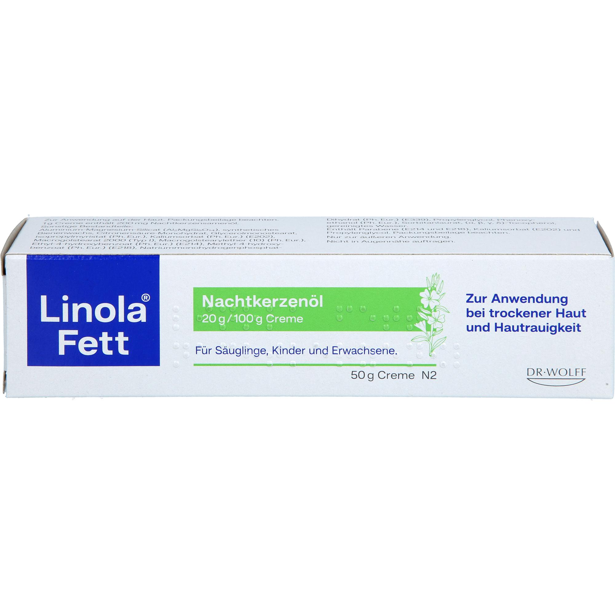 Linola Fett Nachtkerzenöl 20 G/100 G Creme null