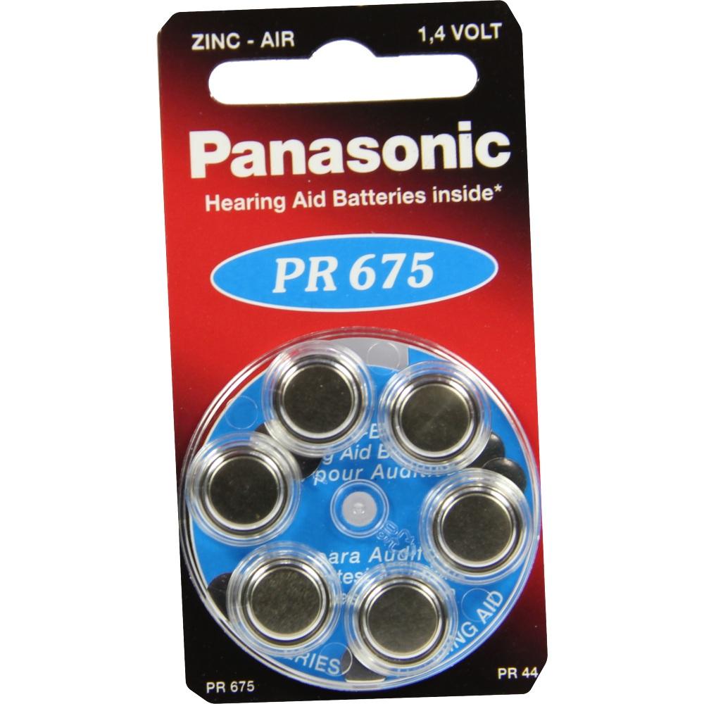 Batterie F. Hörgeräte Panasonic Pr 675 6 St Vielstedter Elektronik bei onfy.de kaufen 07194390