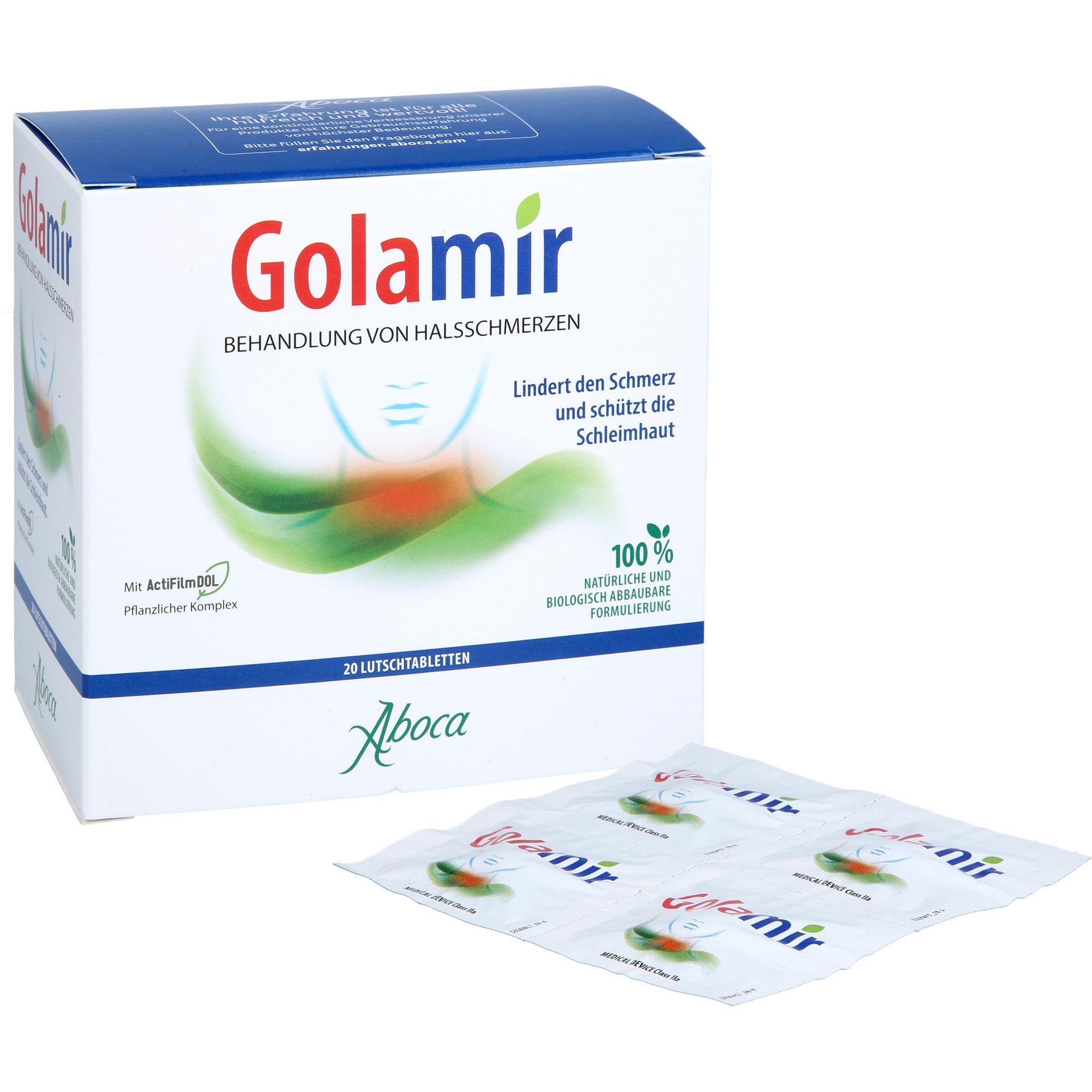 Golamir Lutschtabletten 20 St ABOCA S.P.A. SOCIETA' AGRICOLA bei onfy.de kaufen 19095084