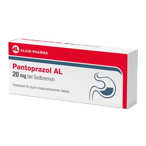 Pantoprazol Al 20mg bei Sodbrennen 7 St ALIUD Pharma bei onfy.de kaufen 05883659