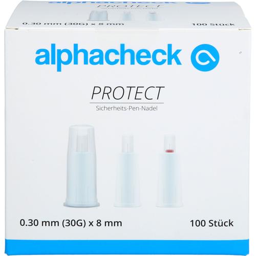 Alphacheck Protect Sicherheits-Pen-Nadel 30 Gx8 Mm 100 St 1001 Artikel Medical bei onfy.de kaufen 18037831