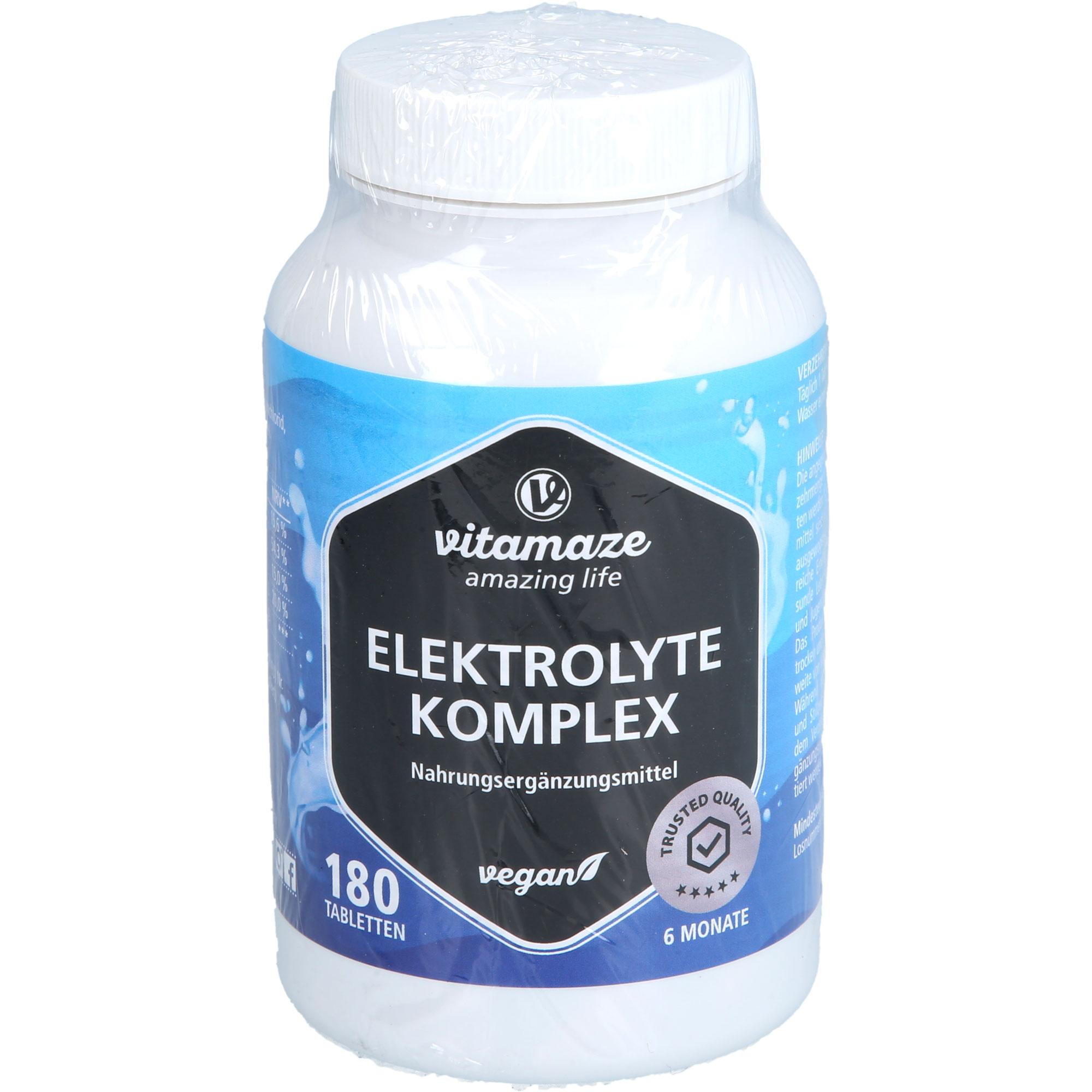 Elektrolyte Komplex Tabletten mit Magnesium Vegan null