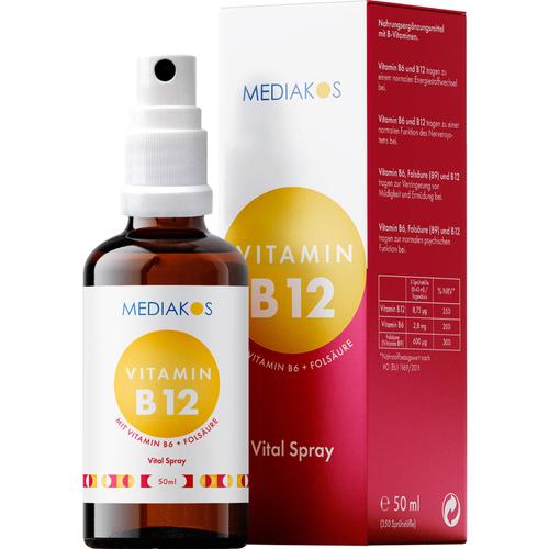 Vitamin B 12 + B6 + Folsäure Mediakos Vital Spray 50 ml Mediakos bei onfy.de kaufen 18317660