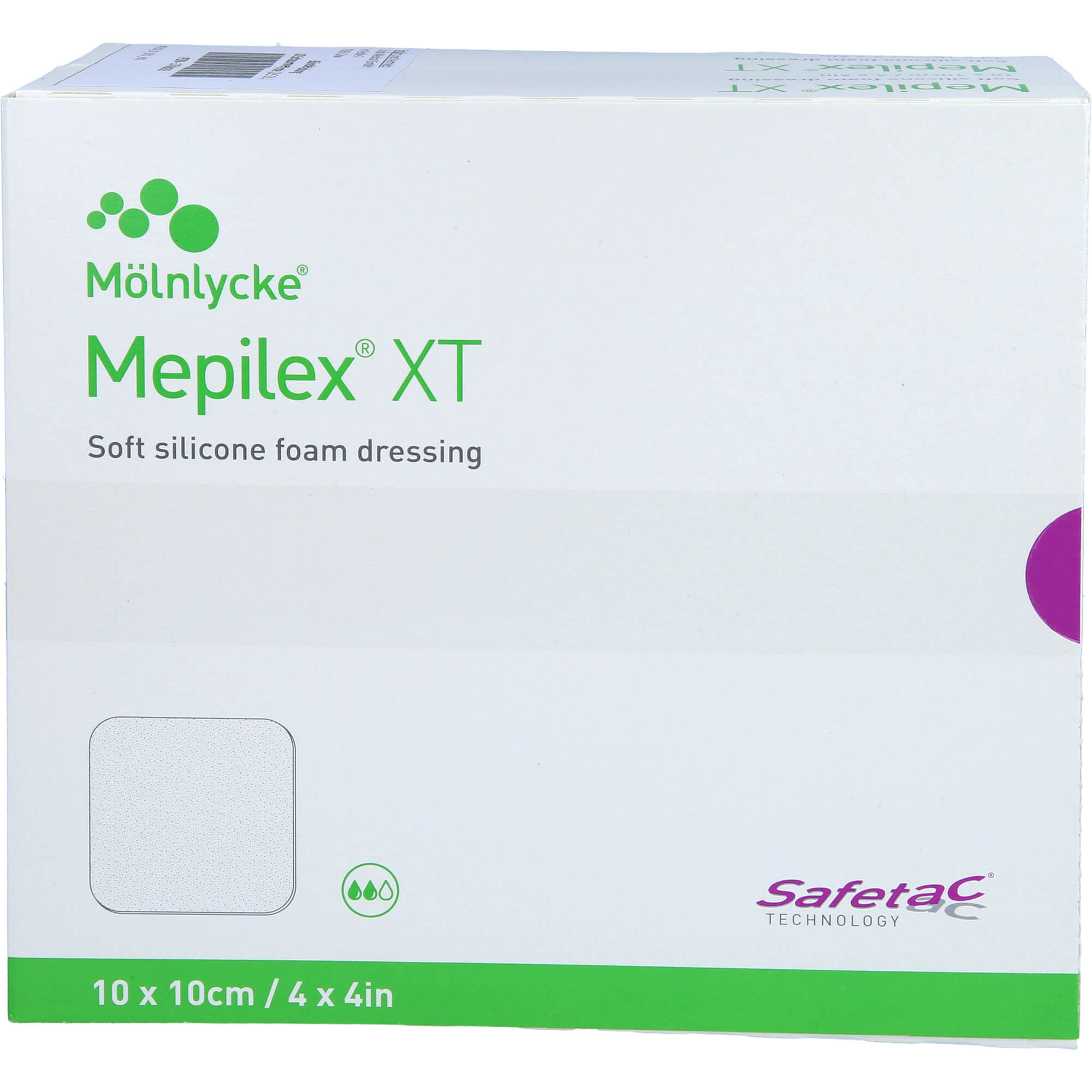 Mepilex Xt 10x10 cm Schaumverband null