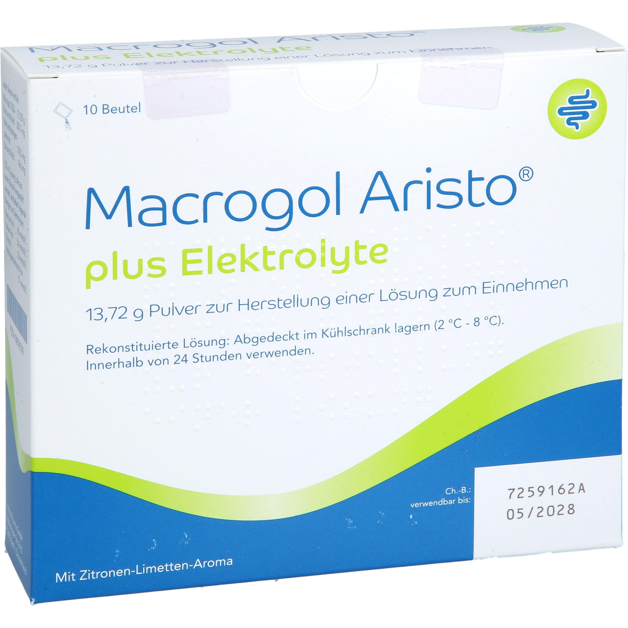 Macrogol Aristo Plus Elektrolyte 13.72 G 10 St Aristo Pharma bei onfy.de kaufen 18858539
