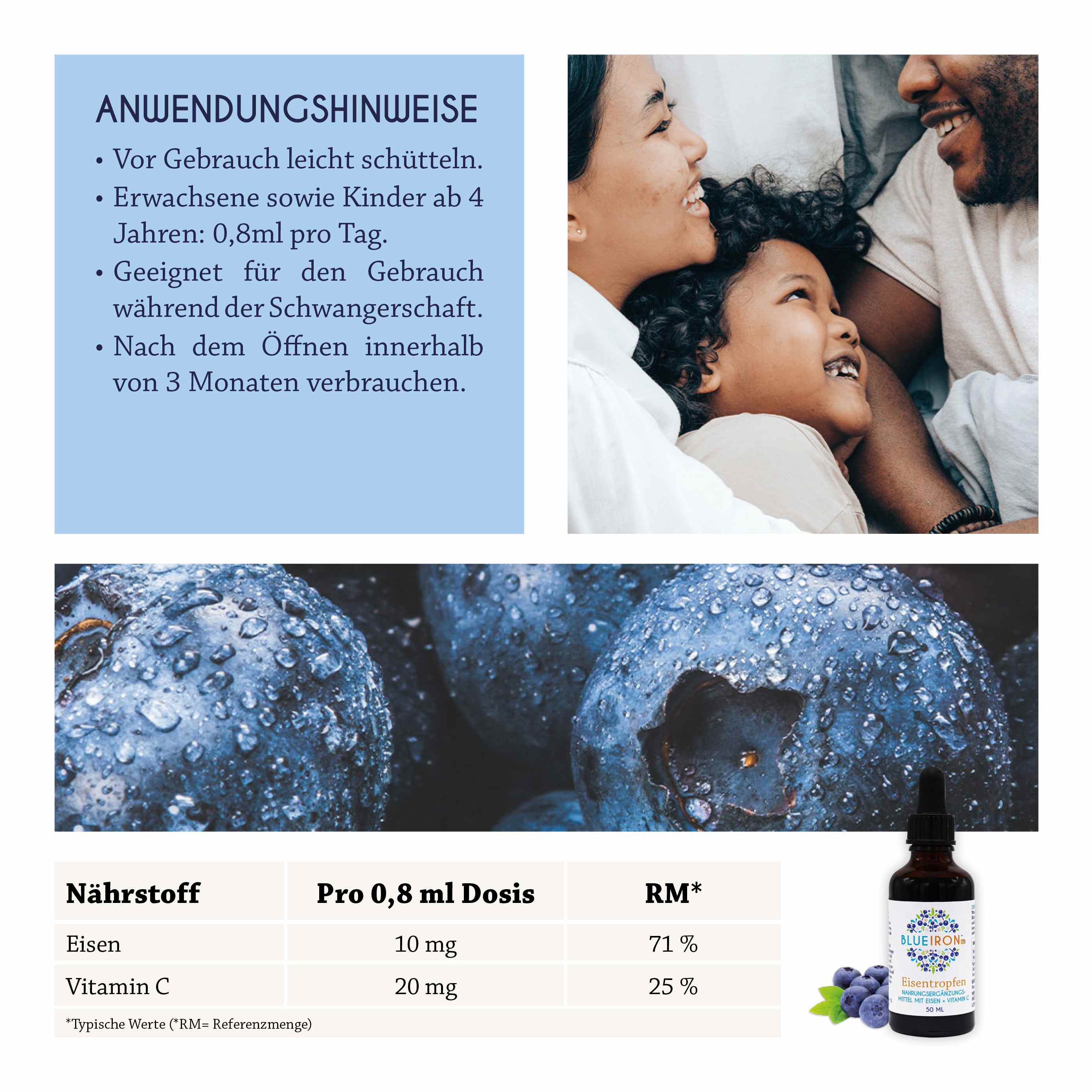 Blueiron Eisentropfen + Vitamin C 50 ml Hager Pharma bei onfy.de kaufen 19834297