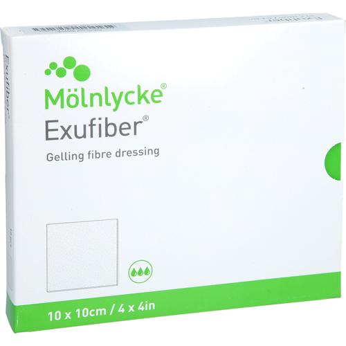 Exufiber 10x10 cm Gel-Faserverband 10 St EMRA-MED Arzneimittel bei onfy.de kaufen 18133925