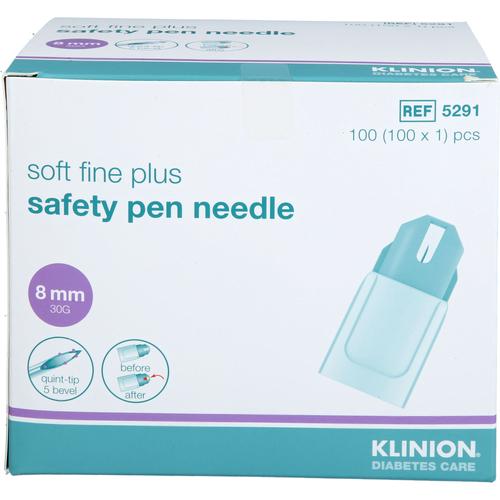 Klinion Soft Fine Plus Safety Pen Needle 30G 8Mm 100 St Mediq Deutschland bei onfy.de kaufen 19166594
