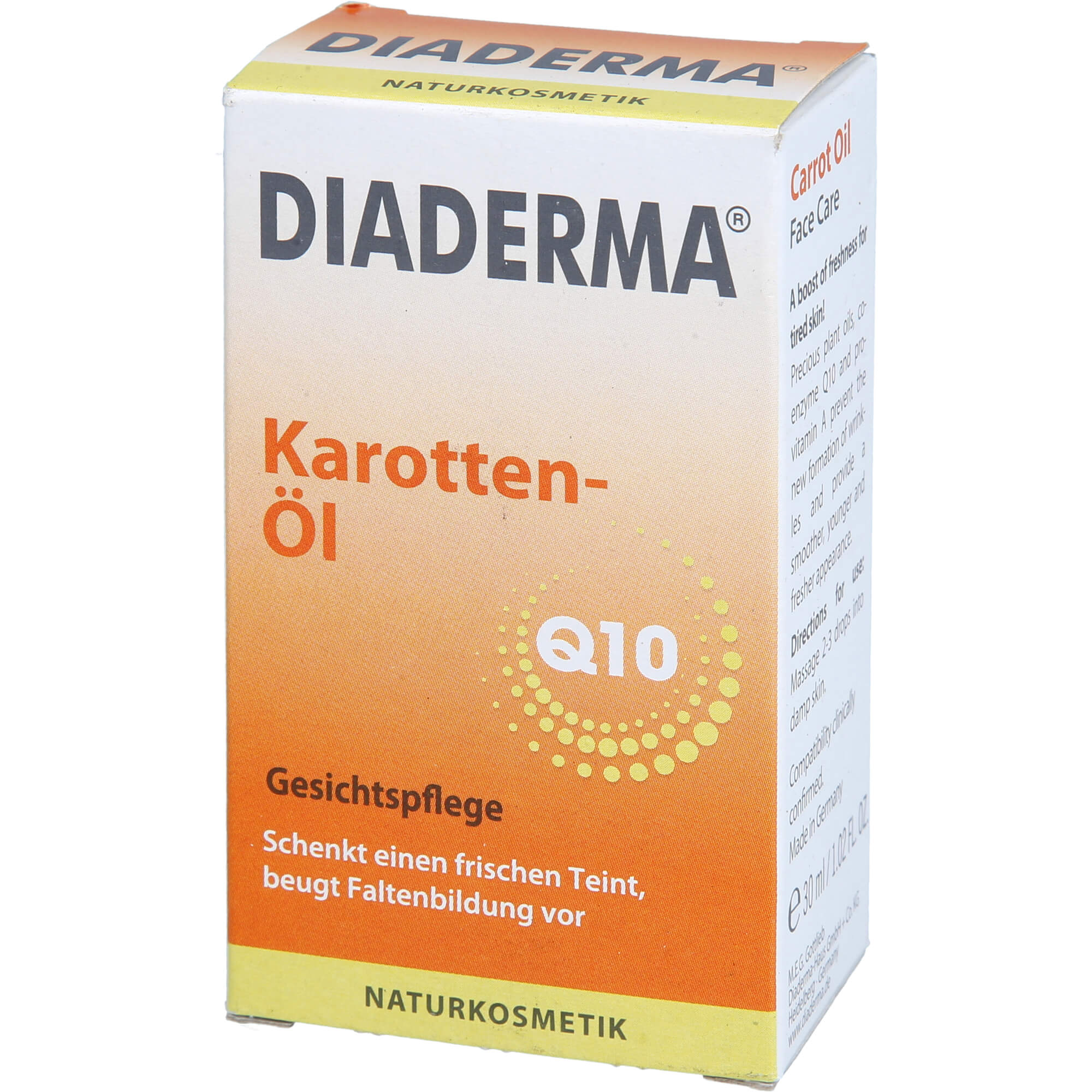 Diaderma Karotten-Öl Plus Q10 30 ml M.E.G.Gottlieb Diaderma-Haus bei onfy.de kaufen 18354419