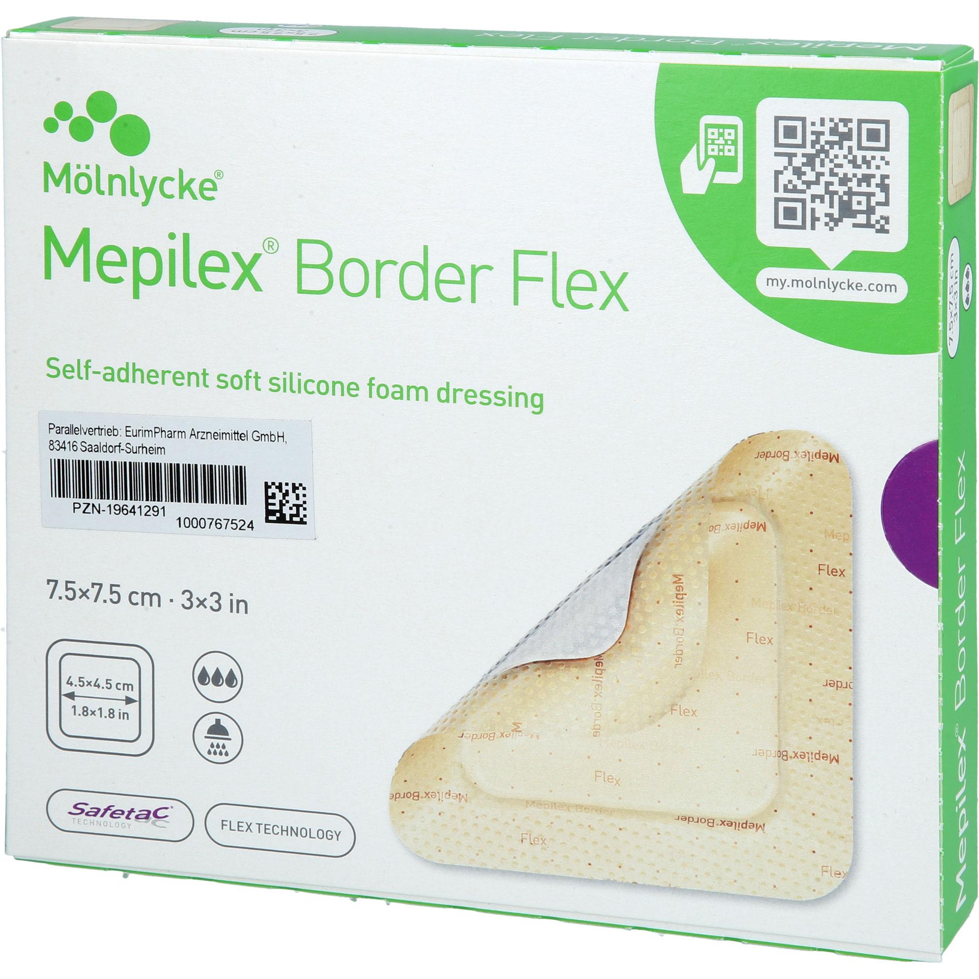 Mepilex Border Flex Schaumverb.haft.7.5x7.5 cm 5 St EurimPharm Arzneimittel bei onfy.de kaufen 19641291