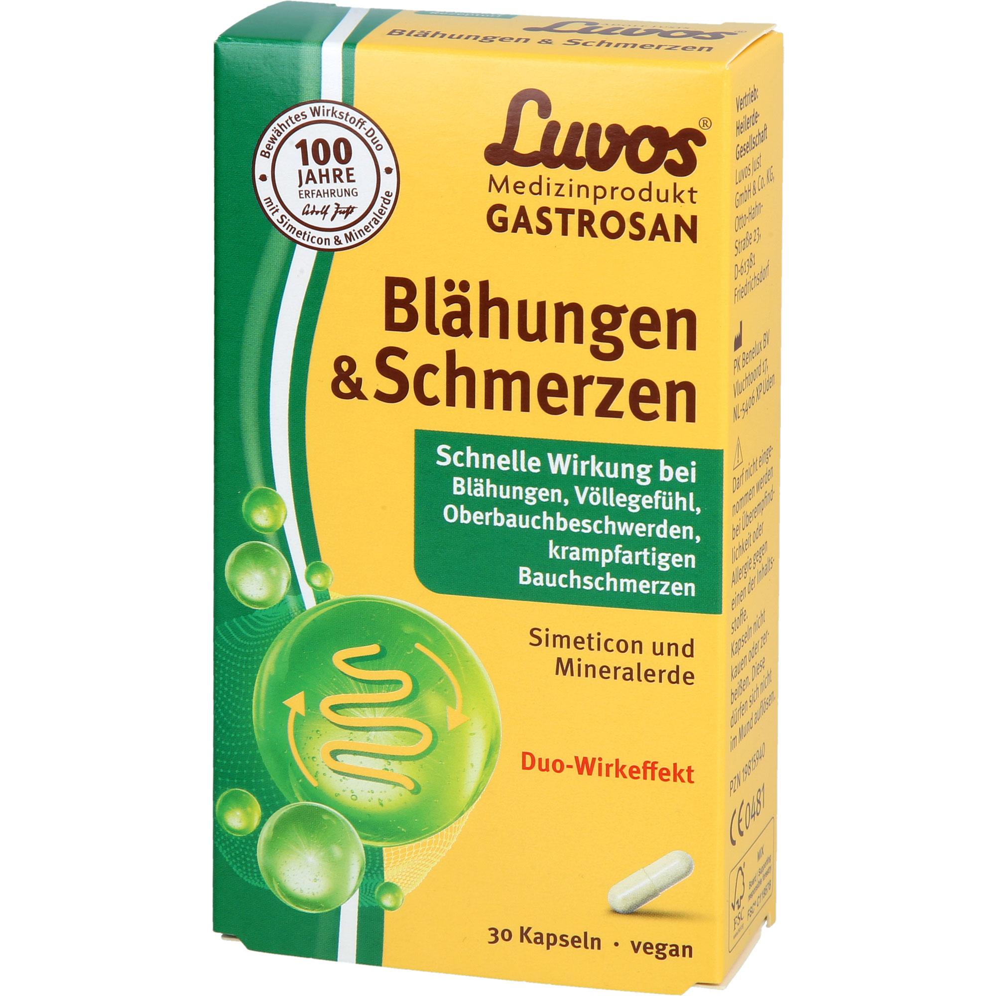 Luvos Gastrosan Blähungen & Schmerzen 30 St Heilerde-Gesellschaft Luvos Just bei onfy.de kaufen 19815940