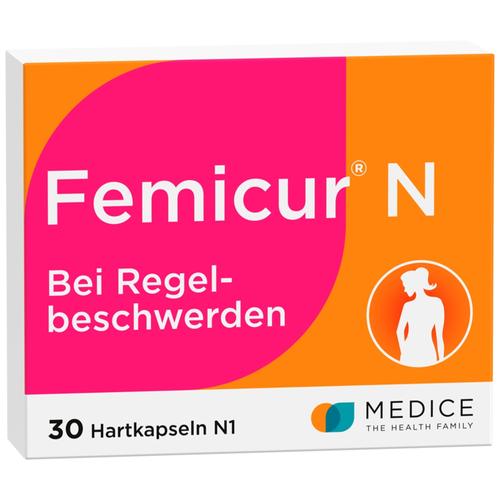 Femicur N Kapseln bei Regelbeschwerden 30 St MEDICE Arzneimittel Pütter bei onfy.de kaufen 01129078