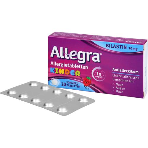 Allegra Allergietabletten Kinder 10 mg Schmelztabl 20 St A. Nattermann & Cie bei onfy.de kaufen 18878884