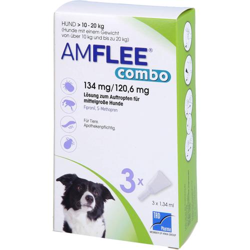 Amflee Combo Hund 10-20kg 3 St Tad Pharma Gmbh bei onfy.de kaufen 13921687