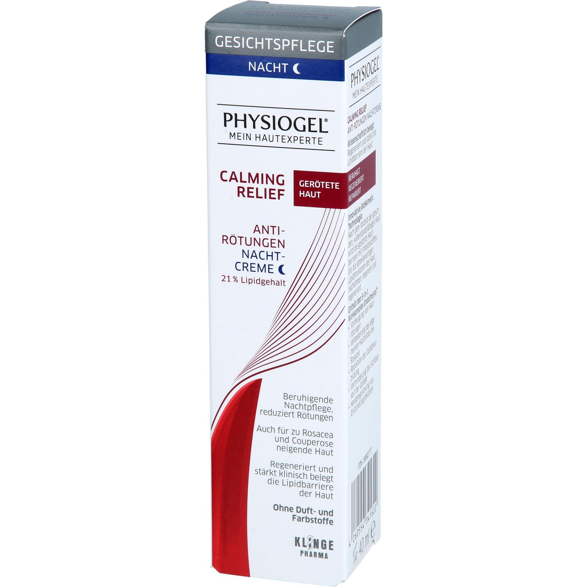 Physiogel Cr Anti-Rötungen Nachtcreme 40 ml Klinge Pharma bei onfy.de kaufen 19992777