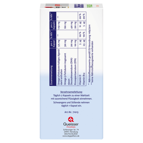 Doppelherz Omega-3 Pflanzlich System 120 St Queisser Pharma bei onfy.de kaufen 16224776