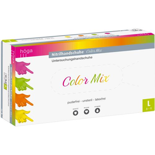Nitrilhandschuhe Color Mix Puderfrei Gr.l Unsteril 96 St Höga-Pharm bei onfy.de kaufen 18208385