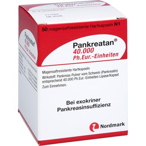 Pankreatan 40.000 Ph.eur.-Einheiten 50 St NORDMARK Pharma bei onfy.de kaufen 18676011