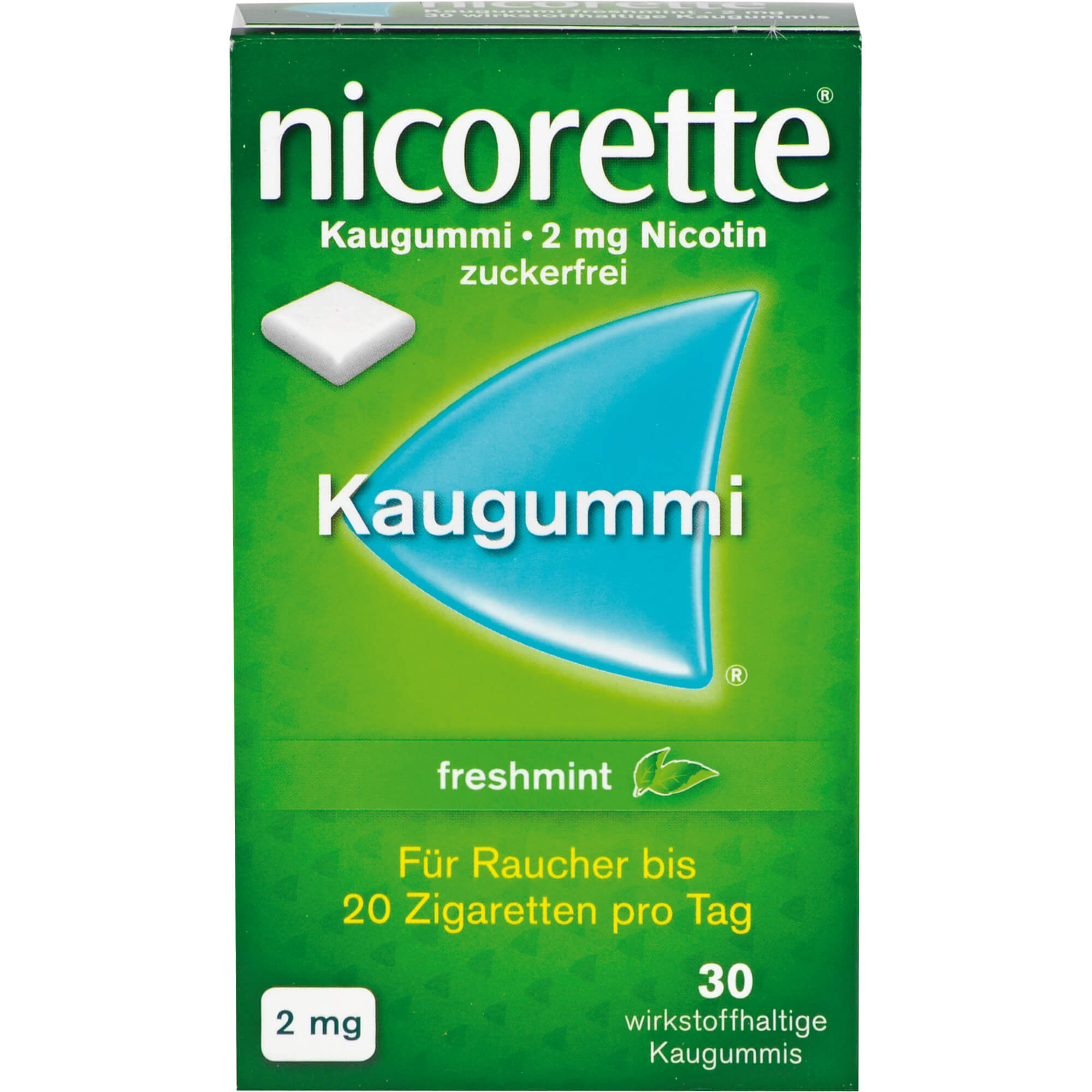 Nicorette 2mg Freshmint Kaugummi null