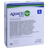 Aquacel Ag+ Extra 5x5 cm Kompressen null