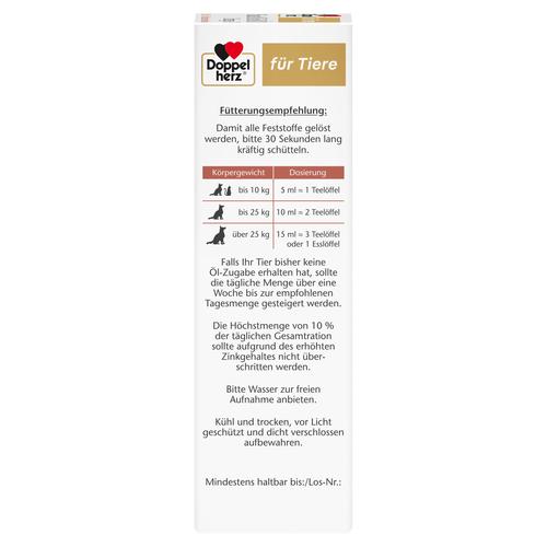 Doppelherz für Tiere Haut&Fell Öl für Katzen+hunde 250 ml Queisser Pharma bei onfy.de kaufen 17305548
