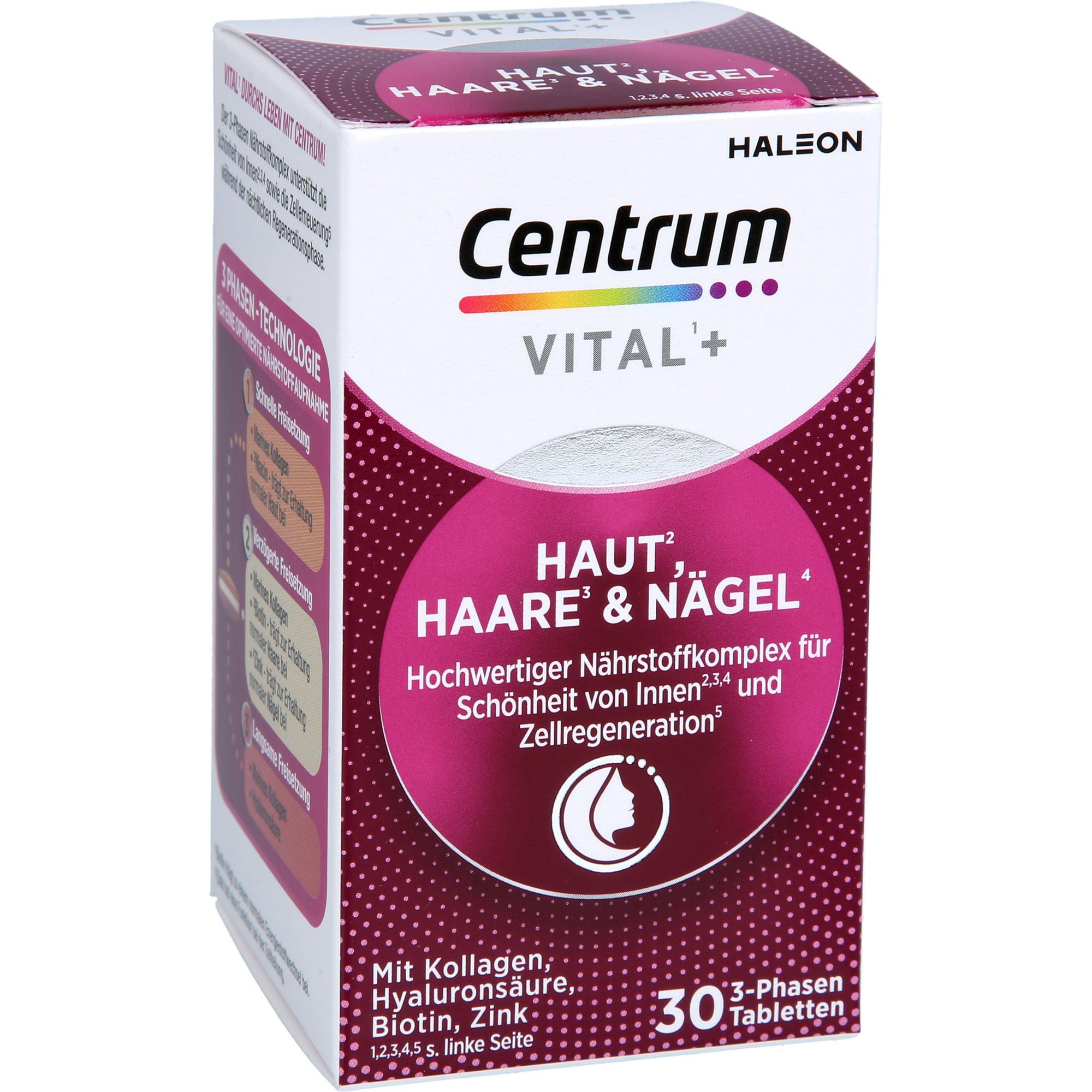 Centrum Vital+ Haut Haare & Nägel 30 St Haleon Germany bei onfy.de kaufen 19420093