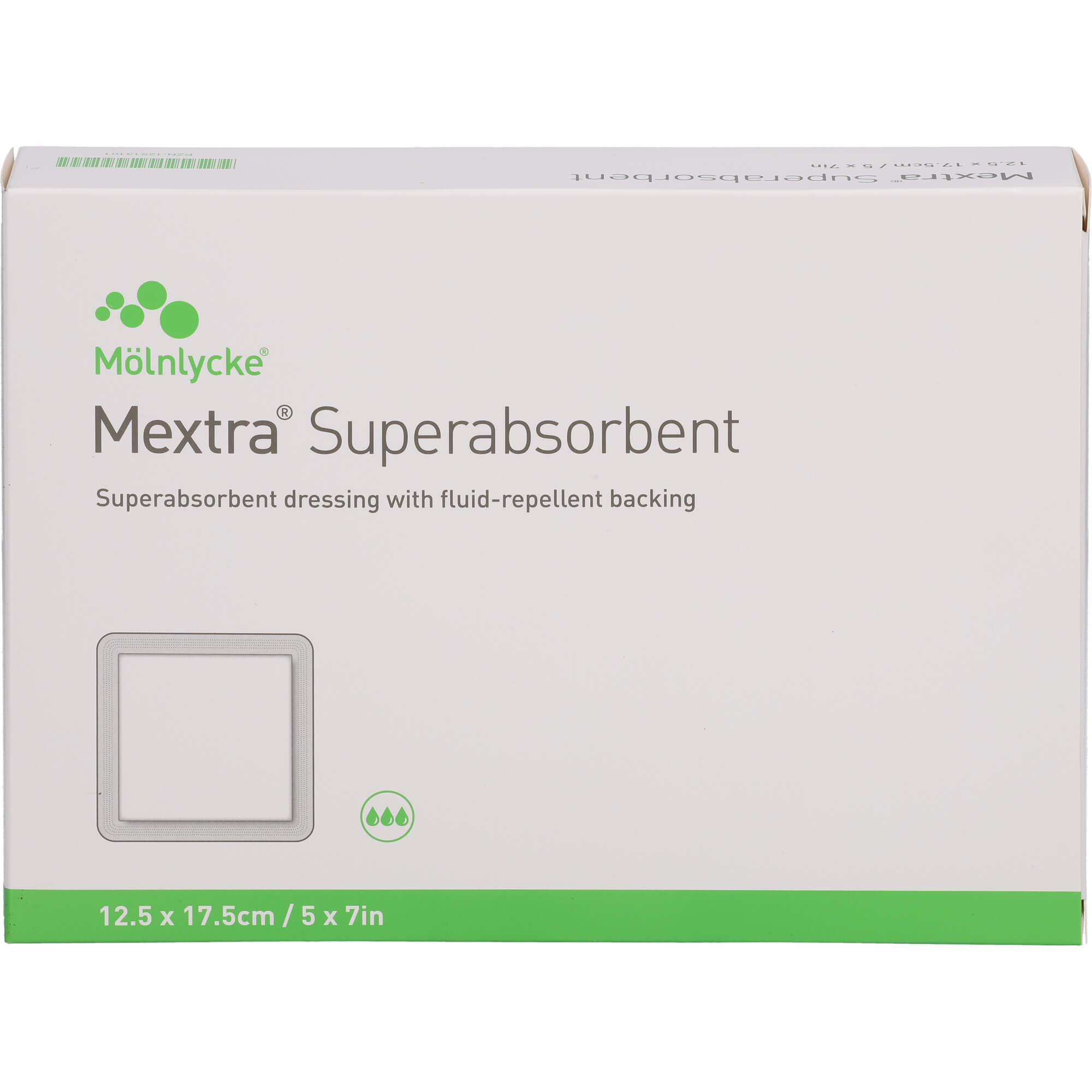 Mextra Superabsorbent Verband 12.5x17.5 cm null