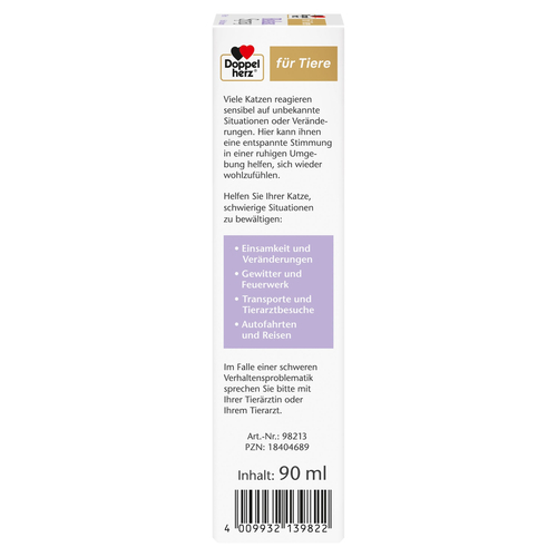 Doppelherz für Tiere Relaxspray für Katzen 90 ml Queisser Pharma bei onfy.de kaufen 18404689