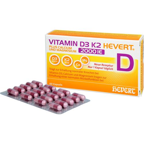 Vitamin D3 K2 Hevert+calcium und Magnesium 2000 Ie 60 St Hevert-Arzneimittel bei onfy.de kaufen 19295682