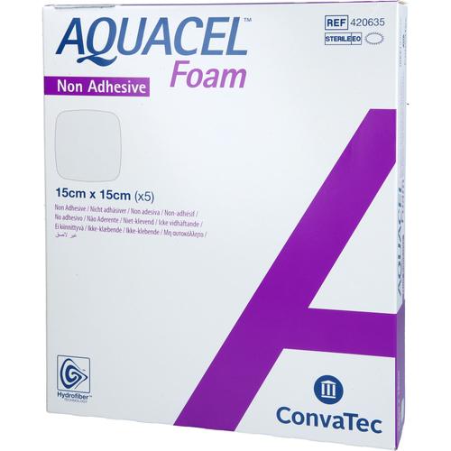 Aquacel Foam Nicht Adhäsiv 15x15 cm Verband 5 St Docpharm bei onfy.de kaufen 19846490