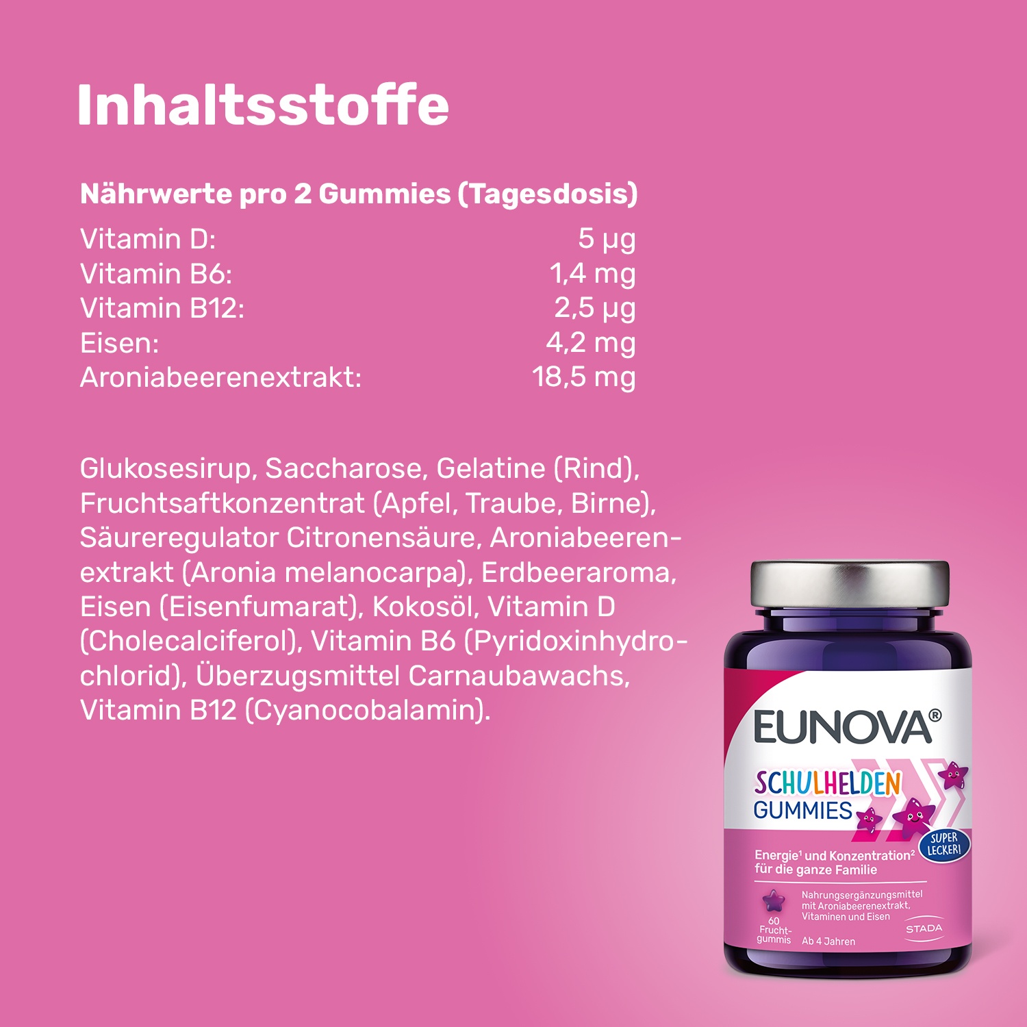 Eunova Schulhelden Gummies 60 St STADA Consumer Health Deutschland bei onfy.de kaufen 19128926