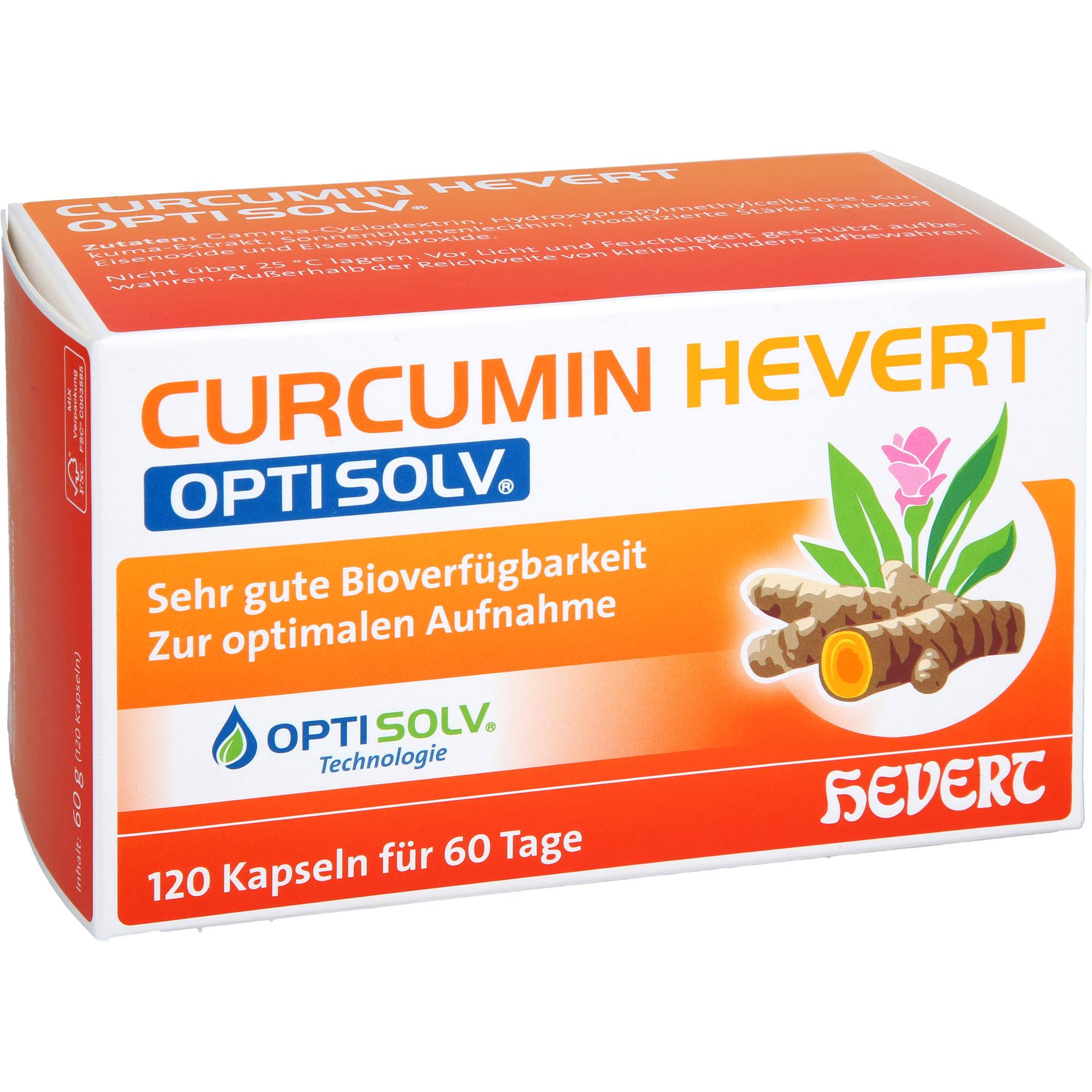 Curcumin Hevert Optisolv 120 St Hevert-Arzneimittel bei onfy.de kaufen 19709824