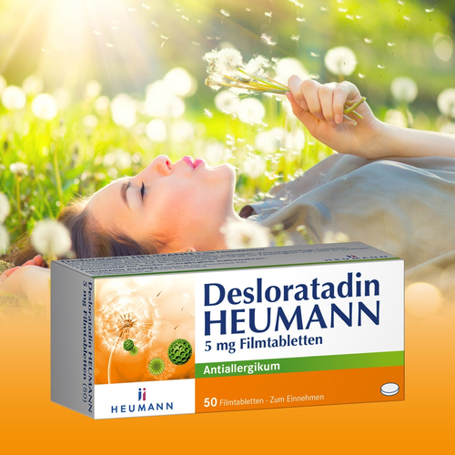Desloratadin Heumann 5 mg Filmtabletten 100 St HEUMANN PHARMA GmbH & Co. Generica bei onfy.de kaufen 16938180