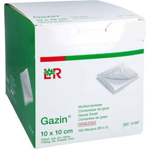 Gazin Mullkomp.10x10 cm Steril 12Fach Groß 20x5 St Avitamed bei onfy.de kaufen 19557395