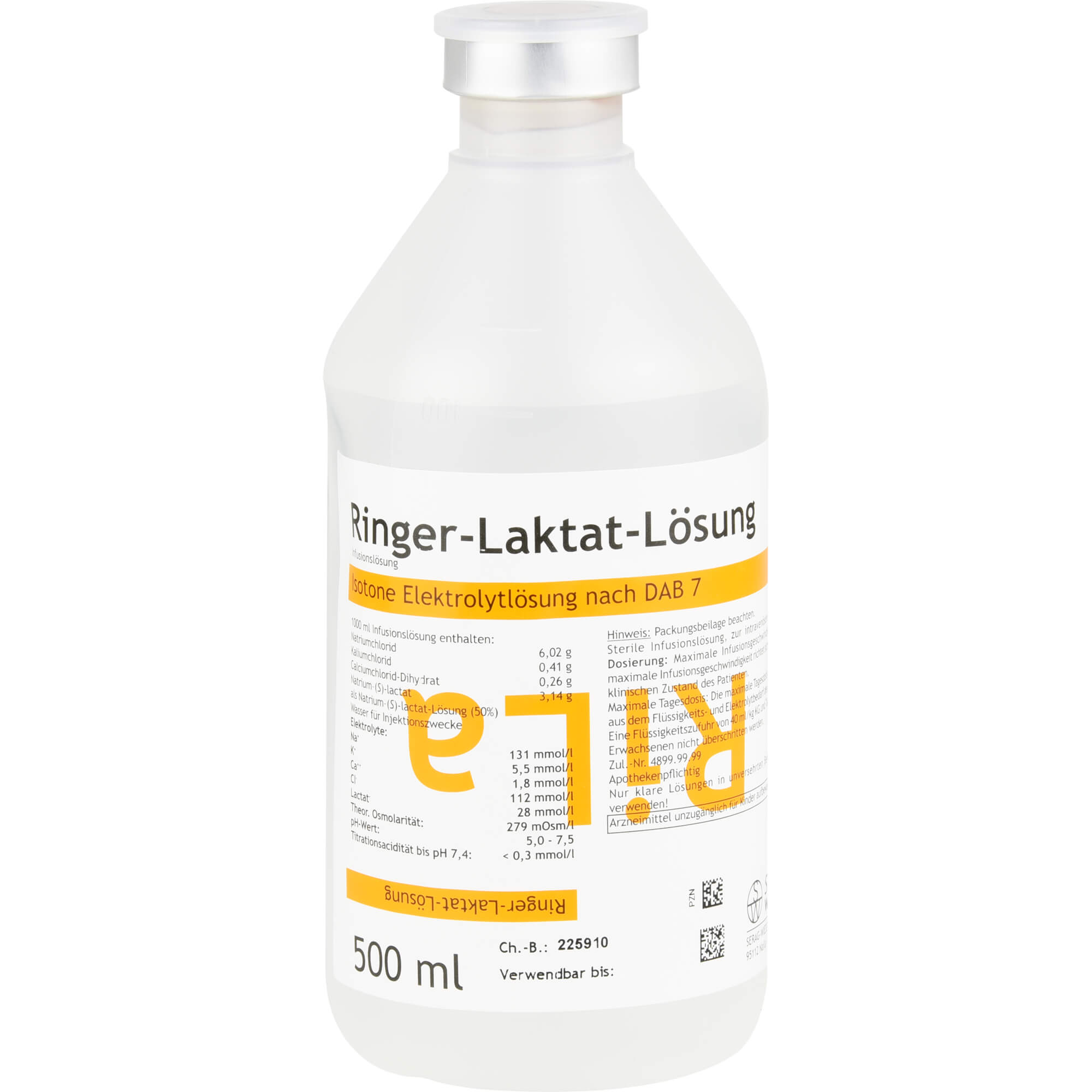 Ringer-Laktat-Lsg. Plastik 10x500 ml SERAG-WIESSNER bei onfy.de kaufen 01434640
