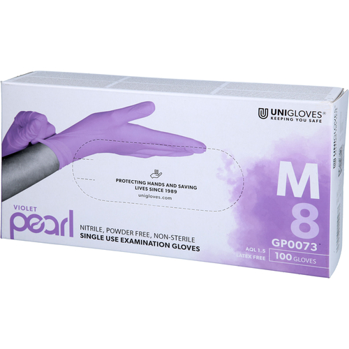Einmalhandschuh Nitril Violett M 100 St Param bei onfy.de kaufen 18152437