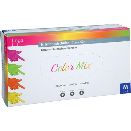 Nitrilhandschuhe Color Mix Puderfrei Gr.m Unsteril 96 St Höga-Pharm bei onfy.de kaufen 18208379