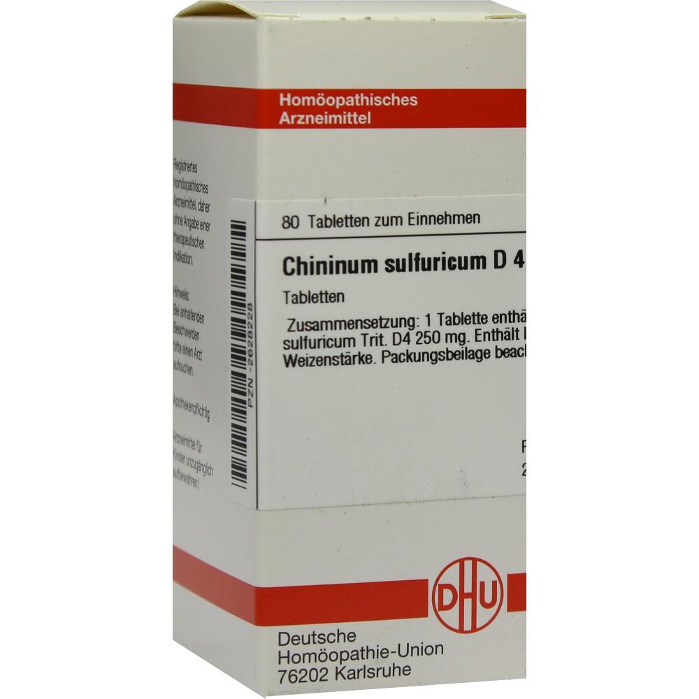 Chininum Sulf D 4 null