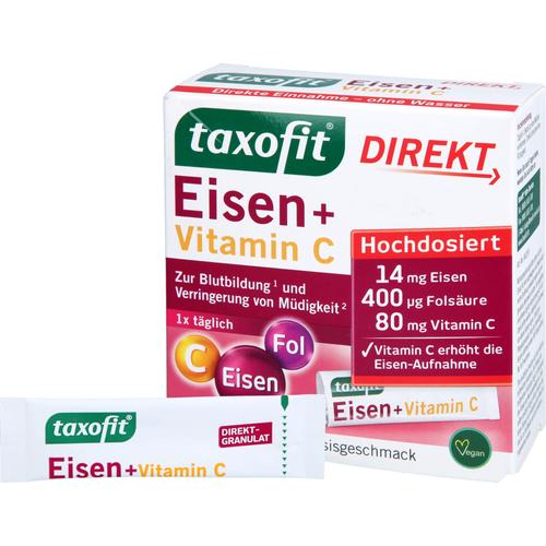 Taxofit Eisen+vitamin C Direktgranulat 20 St MCM KLOSTERFRAU Vertr. bei onfy.de kaufen 19080556
