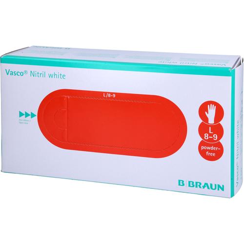Vasco Nitril White Untersuchungshandschuhe Gr.l 150 St B. Braun Melsungen bei onfy.de kaufen 08815078