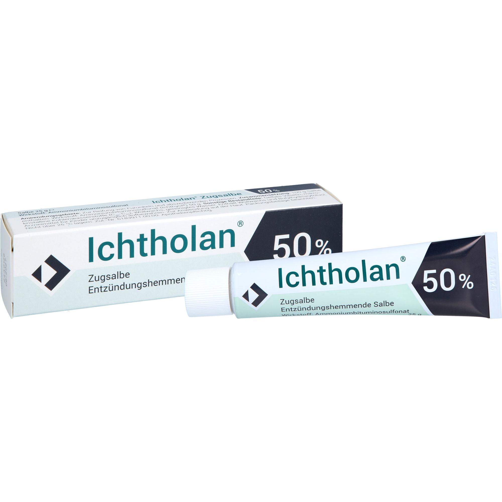 Ichtholan Zugsalbe 50% 25 g Ichthyol-Gesellschaft Cordes Hermanni bei onfy.de kaufen 19093978