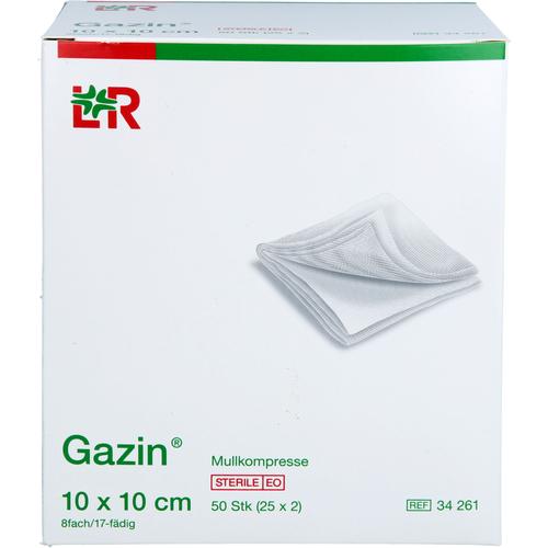 Gazin Mullkomp.10x10 cm Steril 8Fach 25x2 St kohlpharma bei onfy.de kaufen 19688625