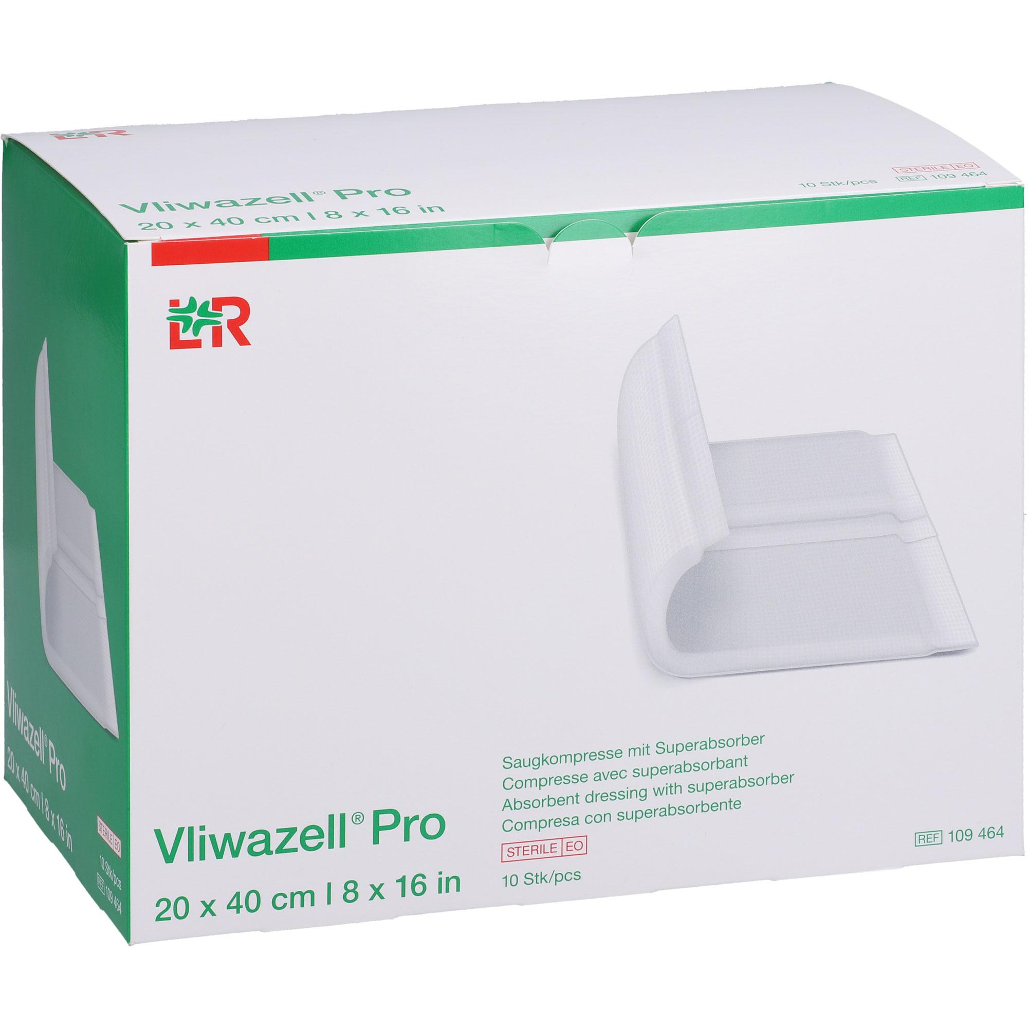 Vliwazell pro Superabsorb.kompr.steril 20x40 cm 10 St Avitamed bei onfy.de kaufen 19373459