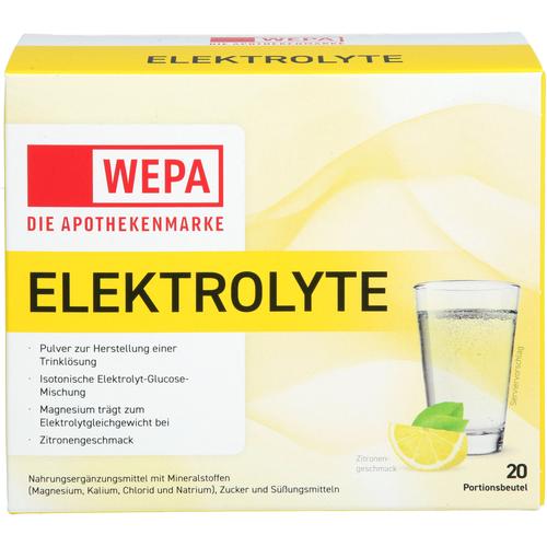 Wepa Elektrolyte Pulver Zitrone 20x5.6 g WEPA Apothekenbedarf bei onfy.de kaufen 19787310