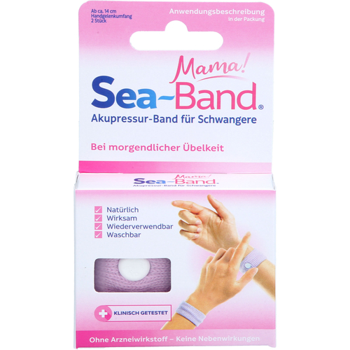 Sea-Band Mama Akupressurband F. Schwangere Rose 2 St EB Vertriebs bei onfy.de kaufen 20516622