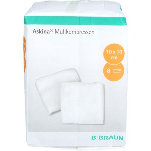 Askina Mullkompressen 10x10 cm Unsteril 8Fach 100 St EurimPharm Arzneimittel bei onfy.de kaufen 18713835